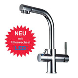 PUR Smart DUO Antikalk Set Wasserenthärtung Chlor + 3-Wege Wasserhahn DELTA