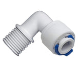 Adaptateur en L pour tuyau 3/8 avec filetage 3/8