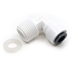 Adaptateur en L pour tuyau 3/8" avec filetage 1/2"