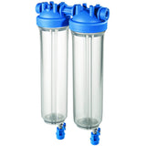 DP BIG S 20 DUO 1" IN TS boîtier de filtre double haute performance avec robinet de vidange