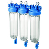 DP BIG S M 20 TRIO 1" IN TS Hochleistungs-Filtergehäuse 1 Zoll Gewinde Manometer