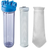 Hero 20" Wasserfilter mit Filterbeutel Set 50 mcr