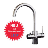 Ensemble anticalcaire PUR Smart DUO adoucisseur d'eau au chlore + robinet 3 voies GAMMA