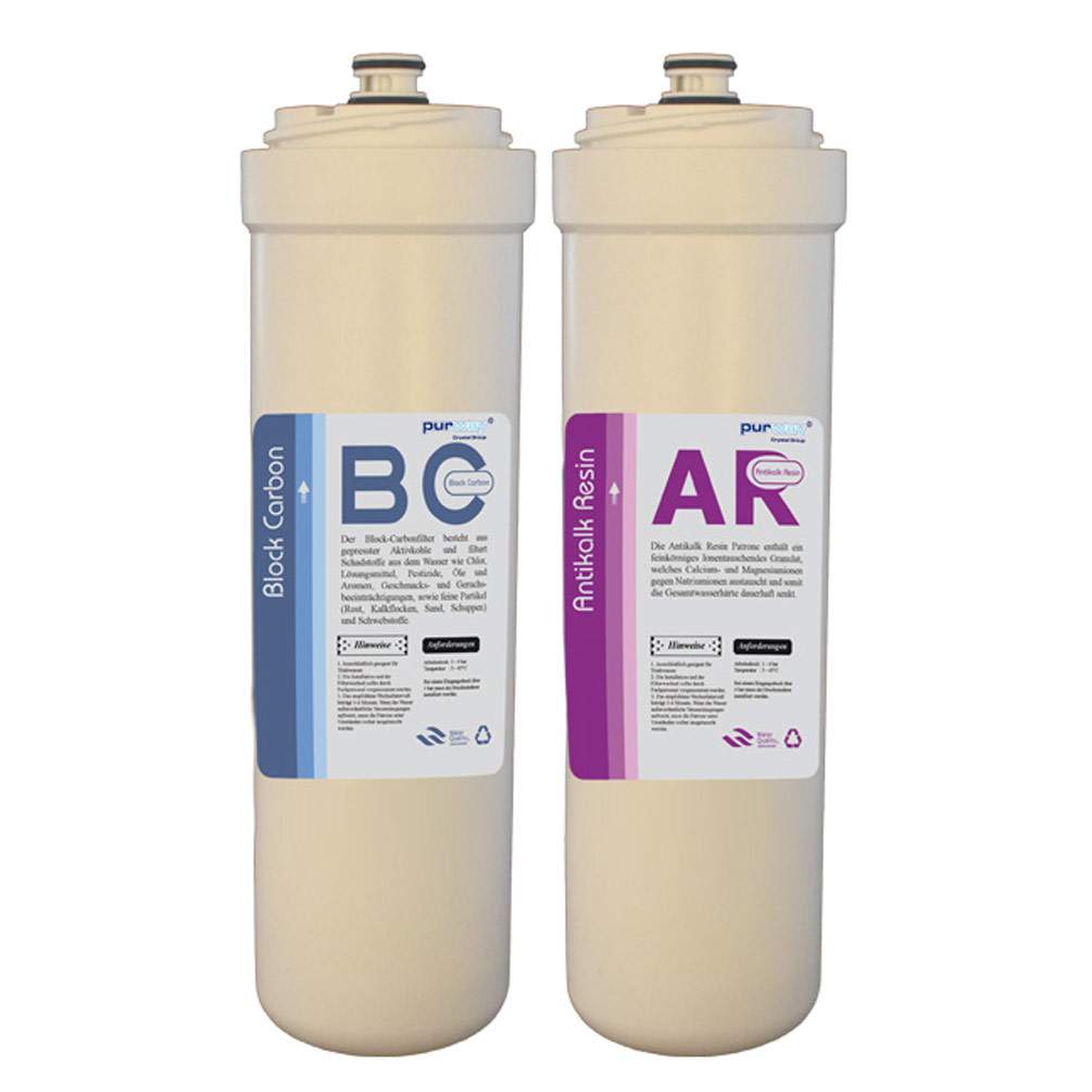 Ensemble adoucisseur d'eau anticalcaire PUR Smart DUO + ​​ENSEMBLE FILTRE DE REMPLACEMENT