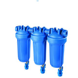 DP BIG S 10 TRIO 1" en boîtier de filtre haute performance AB, filetage 1 pouce, robinet de vidange
