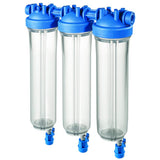 DP BIG S 20 TRIO 1" IN TS boîtier de filtre haute performance filetage 1 pouce robinet de vidange